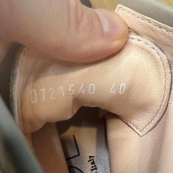 NEW AGL Attilio Giusti Leombruni Moreen Lace-Up Gray Leather Ankle Combat Boots - Picture 6 of 10